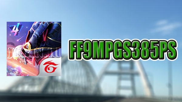 Kode Redeem FF FF9MPGS385PS